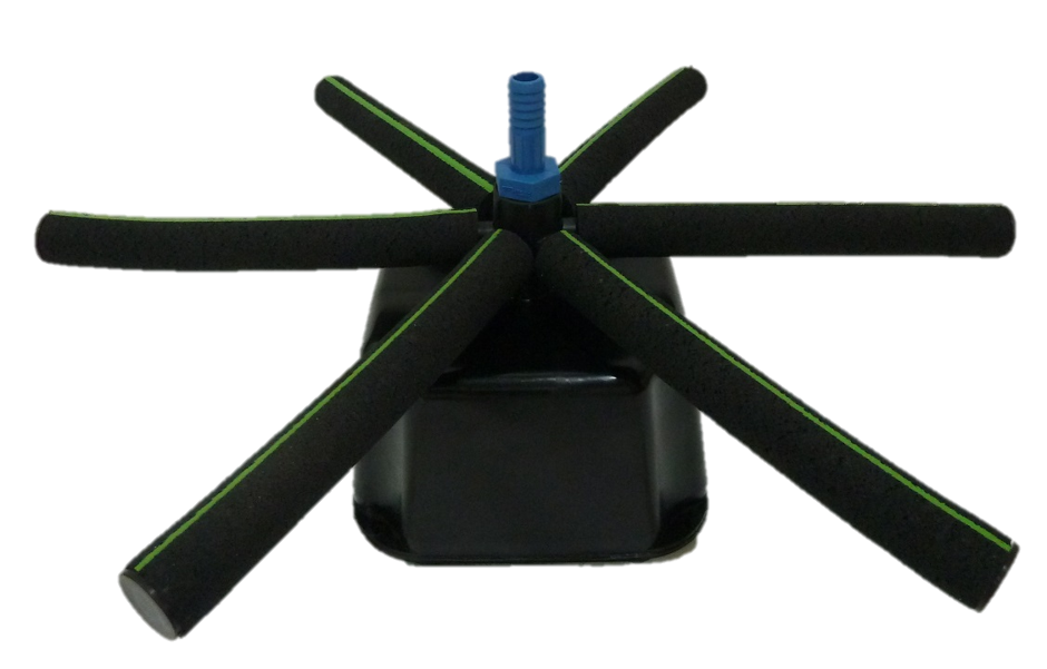 AirOxi Spider - ready to use aeration device which can be used with any type of blower. Best aeration for high density fish farming